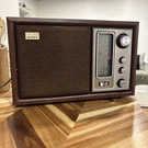 Vtg 60S Sony ICF-9650W Fidelity Sound Am/fm Tabletop Stereo Radio Wooden Case. Fixed Price $59.95.
