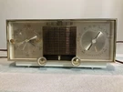 1962 Zenith Model L516W Clock With Alarm, Retro Cream Radio, Works. Fixed Price $75.99.