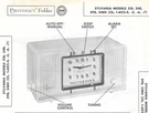 1955 Sylvania 518 Clock Radio Receiver Photofact Manual Schematic 598 5484. Fixed Price $11.04.