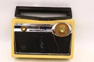 Motorola Yellow Portable Radio With Rotating Handle Antenna Model 5P32Y. Fixed Price $24.99.