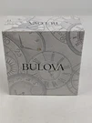 Bulova B5027 Lite Night Alarm Clock Brushed Silver Tone 3.75" New Open Box. Fixed Price $29.99.