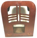 Vintage Philco 39-70 Tombstone: Wood Shell 14" X 12" 6". Fixed Price $75.00.