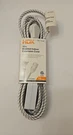 Hdx 10 Ft Braided Indoor Extension Cord 16 Gauge 125V 13 Amp Prong. Fixed Price $8.99.