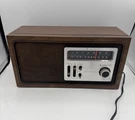 Vintage Zenith Am/fm Radio Model H422P Wood Grain Finish Tested Works Table Top. Fixed Price $50.00.