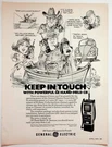General Electric 1978 Hand-held Cb Radio Vintage Magazine Cartoon Print. Fixed Price $17.10.