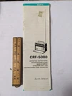 Sony CRF-5080 Earth-orbiter Radio Original User Manual. Fixed Price $24.95.