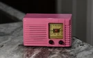 Restored Pink Art Deco Philco PT-26 Am Radio: Working Condition. Fixed Price $229.00.
