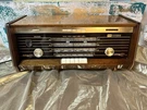 Vintage Working Table Top Stereo W/ Tuning Eye Philips B5X43A Made Holland. Fixed Price $230.00.