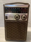 Soundesign Model 2223D Tested Works Am/fm Portable Radio Leather Hong Kong Ac/dc. Fixed Price $19.98.