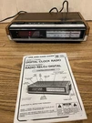 Vintage Wood Grain Digital Clock Am/fm Radio Alarm Model 7-4633D. Fixed Price $19.90.