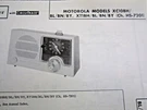 Motorola XC10BH, XC10BL, XC10BN, XC10BY, XT1BH, XT1BL, XT1BN Radio Photofact. Fixed Price $6.50.