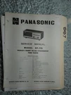 Panasonic RF-90 Service Manual Original Repair Book Tiny Am/fm Table Top Radio. Fixed Price $20.00.