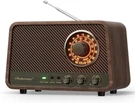 Audiocrazy Vintage Wooden Am Fm Bluetooth Radio With 10 Watts Espresso. Fixed Price $61.43.