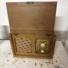 1946-7 Motorola Model 65L12 Suitcase" Tube Radio Fabric Covering. Fixed Price $80.00.