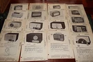 17 Stewart-warner Photofact Service Manual Folders 1946-1954 Tabletop Radio. Fixed Price $25.00.