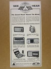 1962 Panasonic Radio Models T-50 92 35 720 782 RQ-114 Vintage Print. Fixed Price $8.29.