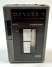 Vtg Toshiba Metal RT-VS3A Radio Cassette Player For Parts Repair Not Working. Fixed Price $19.99.