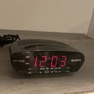 Sony Dream Machine ICF-C211 Am/ Fm Radio Alarm Clock Red Digital Display Vintage. Fixed Price $14.97.