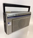 Vintage Panasonic Radio Am Fm 2-BAND Receiver Model Rf 538A Black Plug. Fixed Price $21.88.
