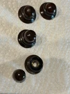 Original Wood Set Of Knobs For Stromberg Carlson Antique Radios. Fixed Price $200.00.