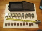 Transmitter And Receiver Crystals Navy Type 19 Pieces Plus Metal Box Radio Ham. Fixed Price $99.99.