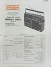 Superscope CR-1000A Ac/dc Portable Cassette Recorder Service Manual Original. Fixed Price $15.00.