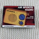 Vintage 1970'S Am Sports Radio Model Ic 200 New Original Box Tested. Fixed Price $17.49.