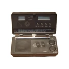 Portable Solar Pocket Am/fm Radio Alarm Clock Foldable W/headphone Jack - Black. Fixed Price $85.00.
