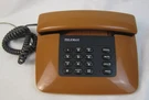 Vintage Brown Telemax CP-173 Push Button Land Line Telephone -tested,works,read. Fixed Price $31.29.