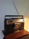 General Electric 3-5252C Portable Am Fm Stereo Cassette Boombox W/ Power Cord. Fixed Price $50.00.