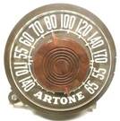 Vintage Artone Model R-1046M Radio Part: Tuning Unit Dial / Light Cap. Fixed Price $35.00.