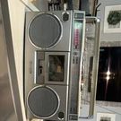 Panasonic RX-5090 Silver Stereo Boombox Am/fm Radio Cassette Player/recorder. Fixed Price $100.00.