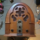 Thomas Edition Radio Bd 117 Am/fm Cassette Player Wood Case Norman Rockwell. Fixed Price $61.00.
