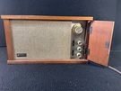 Vintage 1968 Lafayette Wood Cabinet Table Top Fm Radio Model Criterion Iv. Works. Fixed Price $135.00.