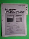 Toshiba RP-1320F 1330W Service Manual Original Repair Book Radio. Fixed Price $19.98.