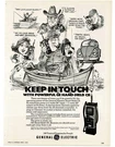 1978 General Electric Model 3-5975 Hand Held Cb Radio Art Vintage. Fixed Price $15.95.