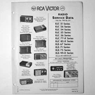 Rca Models Rjc 21 26 34 35 36 Radio - Service Manual 1967. Fixed Price $8.55.