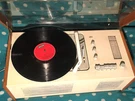 1950-60S Braun Sk 61 Snow White Coffin Tube Radio With Stereo Turntable. Fixed Price $1133.44.