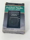 Vintage Realistic Am/fm Stereo Mate Pocket Radio Model 12-169. Fixed Price $24.95.