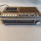 Vintage General Electric 7-4975B Am/fm/cassette Tape Clock Radio Recorder Mcm. Fixed Price $52.00.