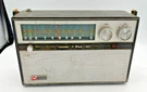 Vintage Leather Radio Ross Electronics Corporation Model: RE-19340 For Parts. Fixed Price $19.99.