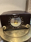 Arvin Small Vintage Bakelite Tube Radio, Ivorine Knobs Model 450-TL Works. Fixed Price $69.00.