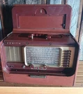 50S Zenith Trans-oceanic Model B600L 1959-62 Brown Leather Powers Up Repair. Fixed Price $199.99.