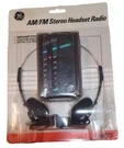 Vtg General Electric Am/fm Stereo Headset Radio Model 7-1627S New In Package. Fixed Price $14.99.