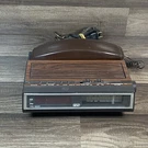 Vintage Qt&t Am/fm Electronic Clock Radio W/phone Movie Prop. Fixed Price $13.39.