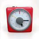 Vintage Sony Red Cube Clock Radio Alarm Melody ICF-A10W Retro Futurism Tested. Fixed Price $139.99.