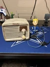 Vintage Tube Radio Sears Silvertone 6002 Compact Tabletop Am Metal Casing 1946. Fixed Price $64.99.