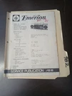 Emerson Model XLC450 Service Manual Original Repair Book Tv Stereo Radio. Fixed Price $49.99.