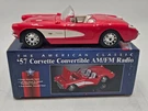 American Classic 1957 Red Corvette Convertible Am/fm Radio Nos. Fixed Price $29.99.