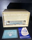 Vintage Working Retro German Blaupunkt Tube Radio Cream Model 20003 W/ Manual. Fixed Price $125.00.